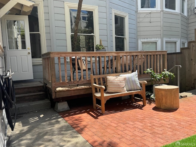 2440 Clay St, San Francisco, CA 94115 - wooden terrace featuring fence