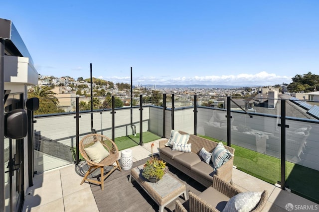 balcony with outdoor lounge area