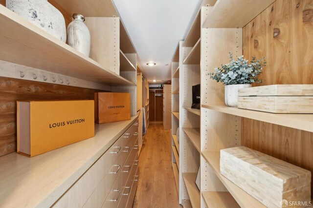 2011 3rd St Unit 6, San Francisco, CA 94107 - spacious closet with wood finished floors