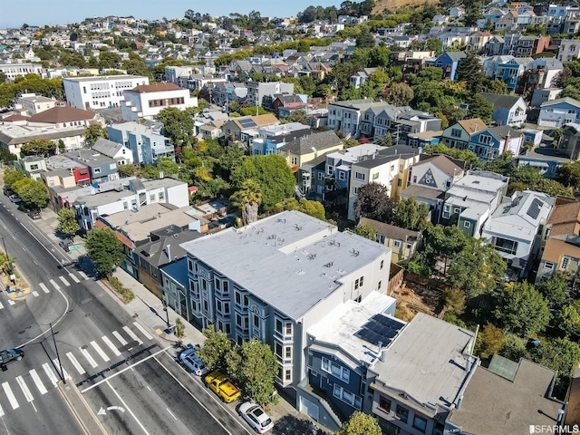 drone / aerial view featuring a residential view