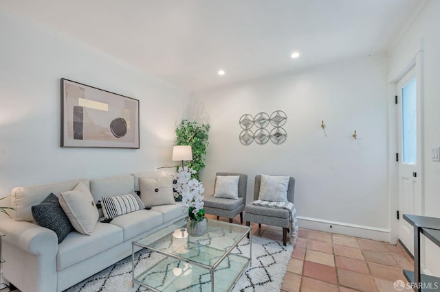 30 Eagle St, San Francisco, CA 94114 - living area featuring recessed lighting and baseboards