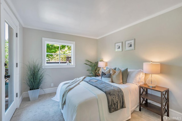 30 Eagle St, San Francisco, CA 94114 - carpeted bedroom featuring baseboards and ornamental molding