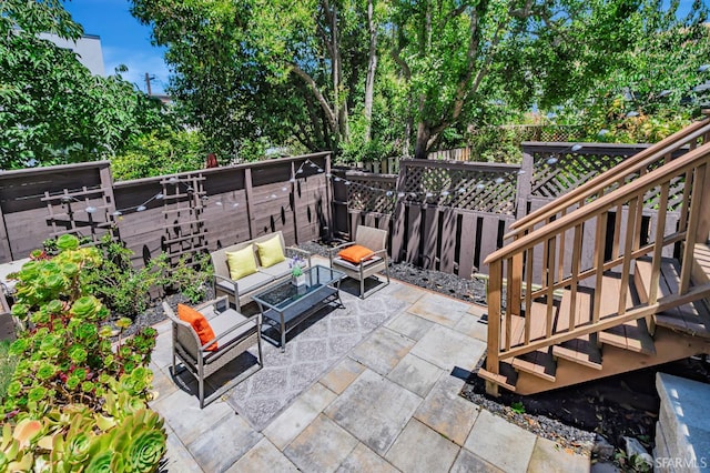 30 Eagle St, San Francisco, CA 94114 - view of patio / terrace featuring outdoor lounge area