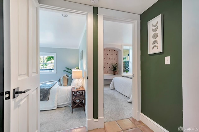 30 Eagle St, San Francisco, CA 94114 - hall featuring light colored carpet and baseboards
