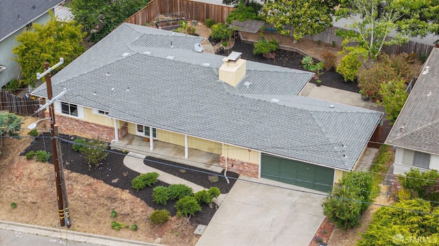 29 Woodcrest Cir, Oakland, CA 94602 - view from above of property