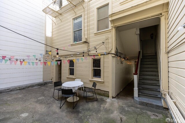 view of patio / terrace featuring outdoor dining area