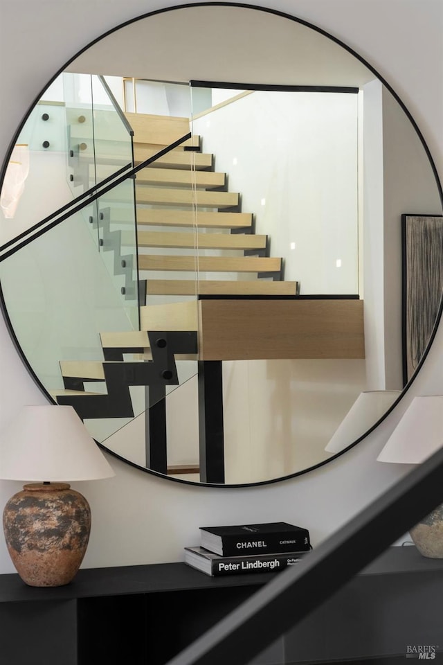 view of stairs