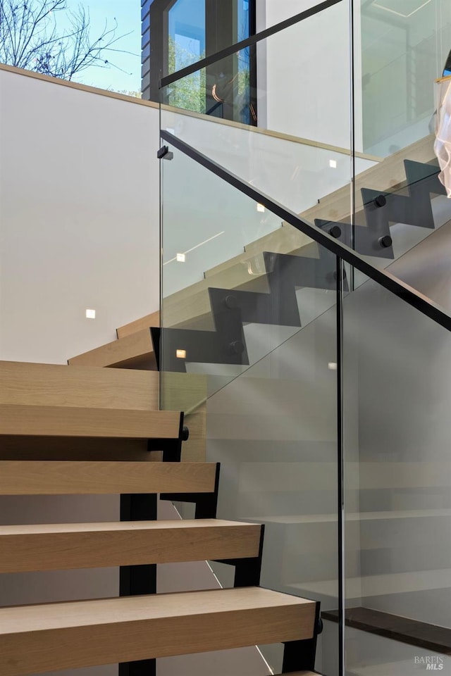 view of staircase