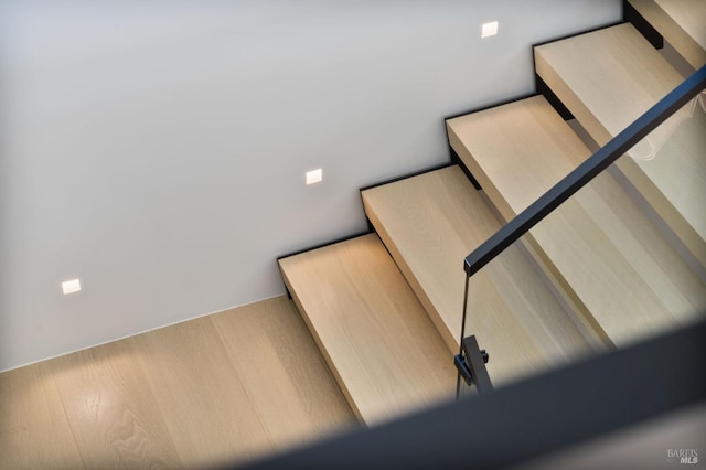 view of stairs