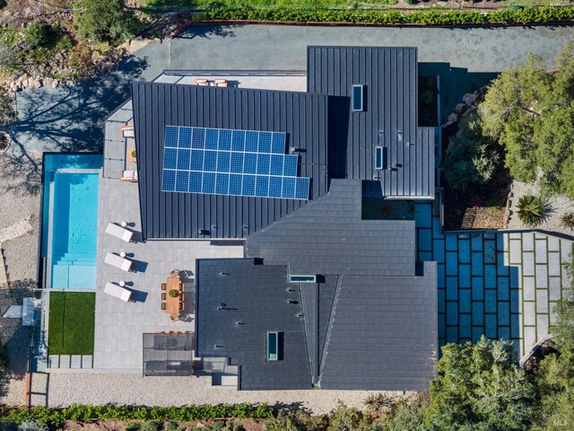 drone / aerial view