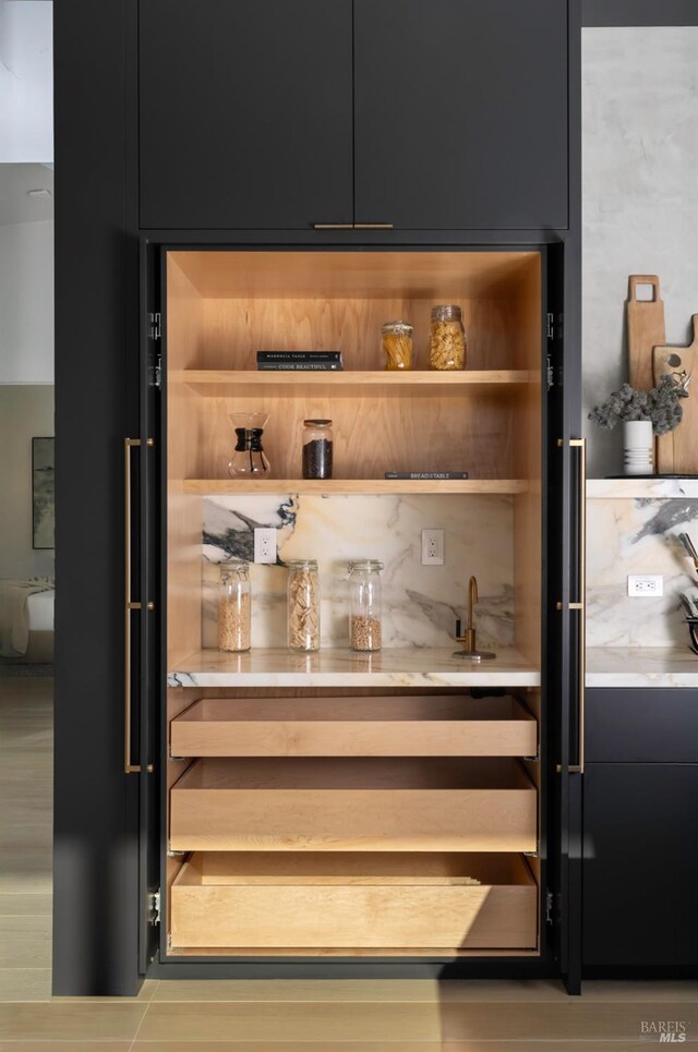 bar with wet bar