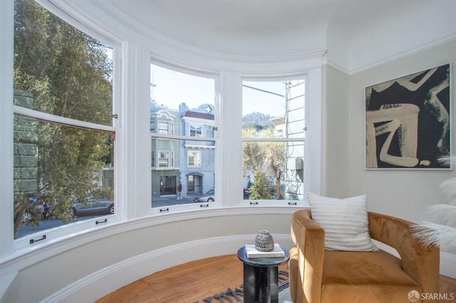 view of sitting room