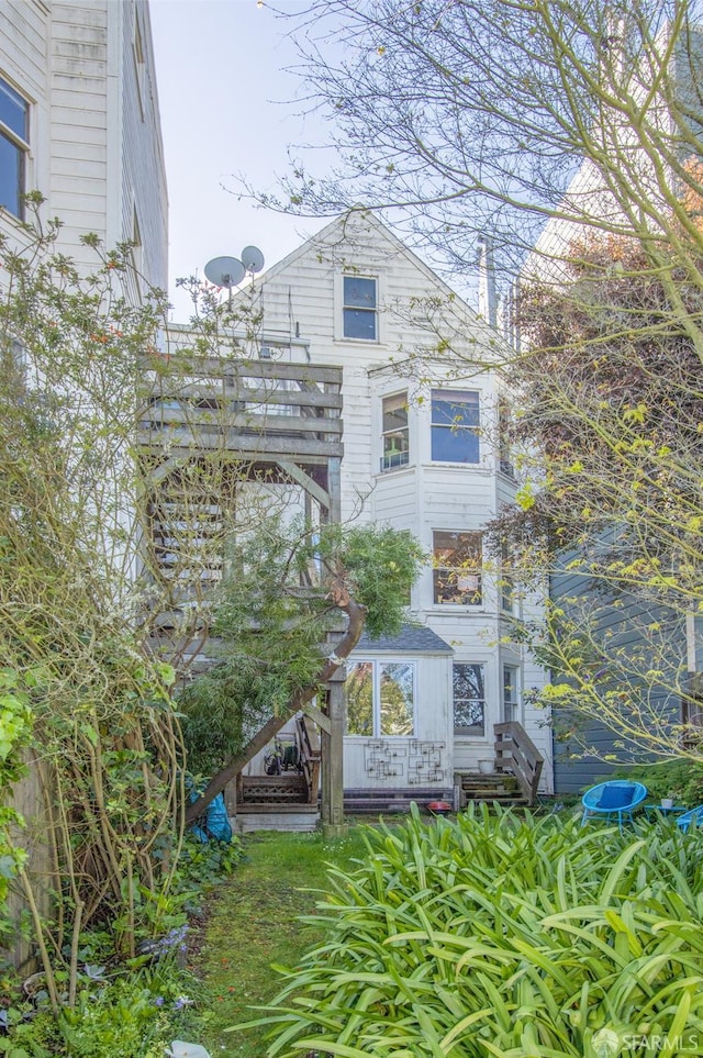 view of rear view of house