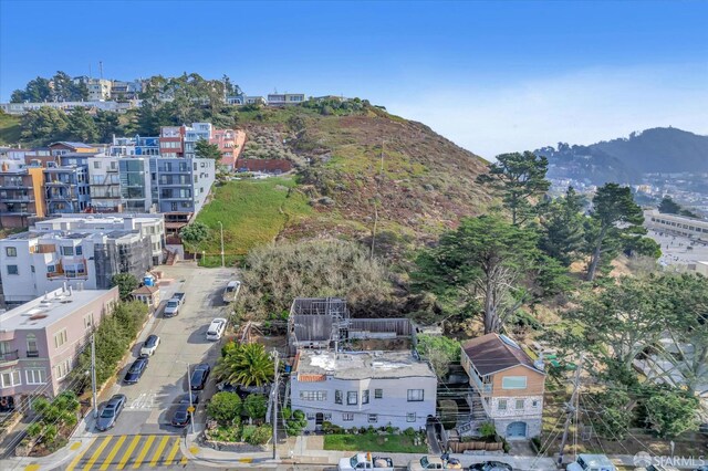 353 Rivera St, San Francisco, CA 94116 - birds eye view of property with a mountain view