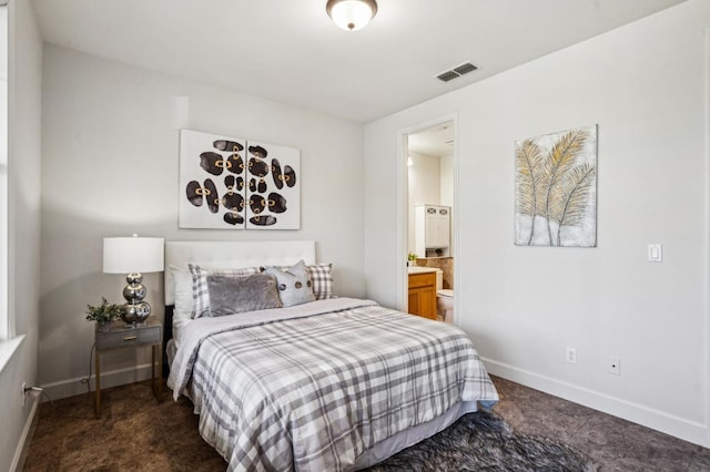 bedroom with ensuite bathroom