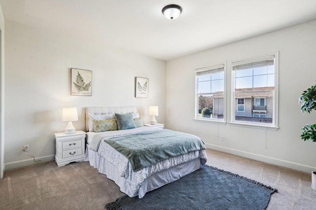 bedroom featuring carpet floors