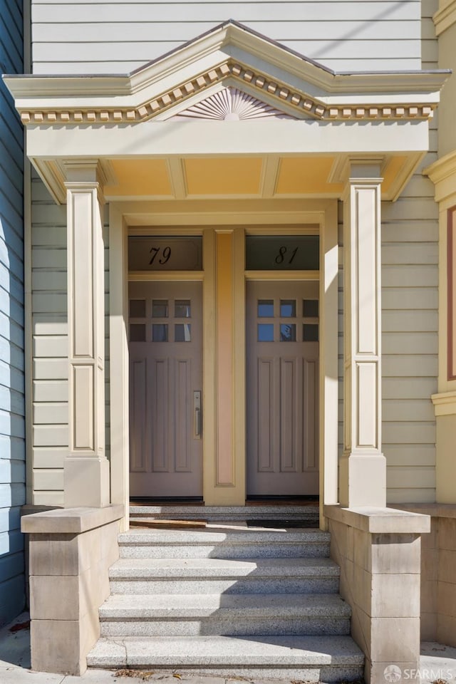 view of property entrance