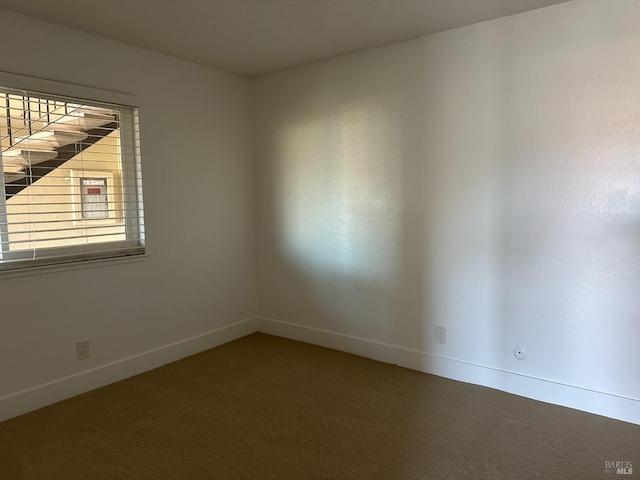 empty room featuring carpet floors