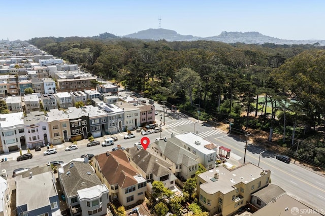 867 33rd Ave, San Francisco, CA 94121 - drone / aerial view of a mountain backdrop and a forest