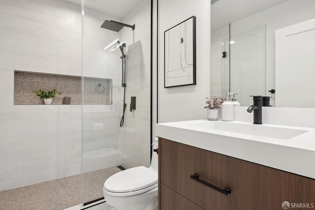 867 33rd Ave, San Francisco, CA 94121 - full bath featuring toilet, a shower stall, and vanity