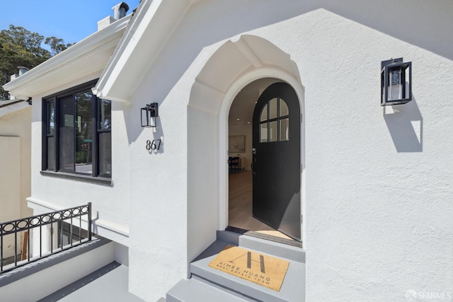 867 33rd Ave, San Francisco, CA 94121 - entrance to property with stucco siding