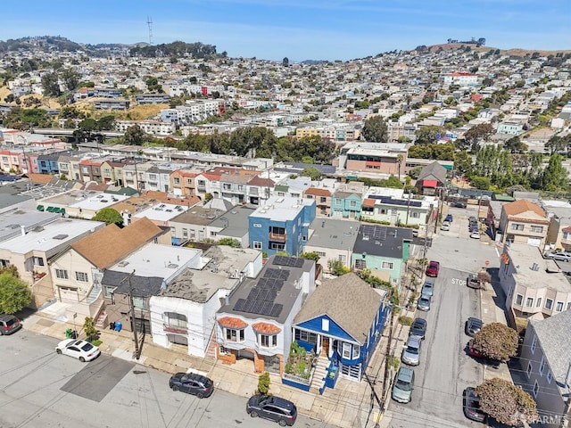 birds eye view of property featuring a residential view