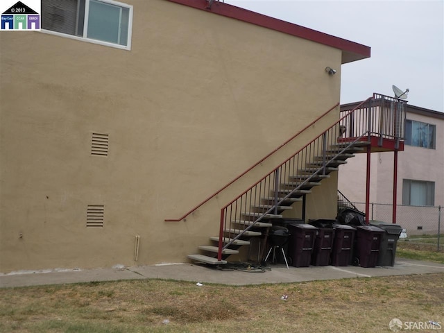 view of staircase