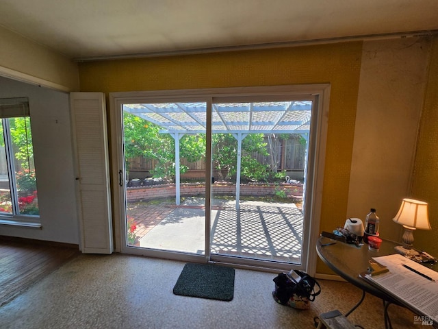 entryway featuring a healthy amount of sunlight