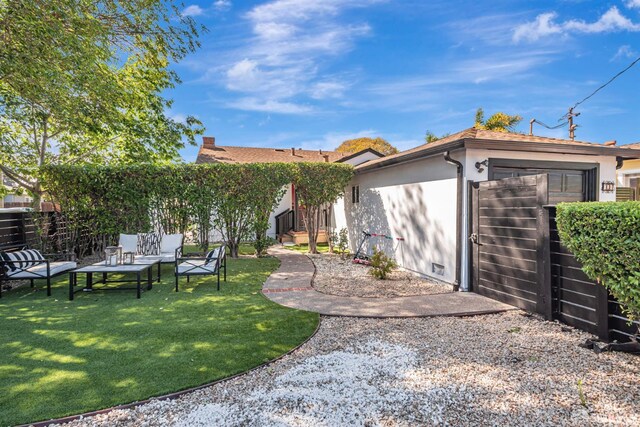 718 Whipple Ave, Redwood City, CA 94063 - view of yard with outdoor lounge area