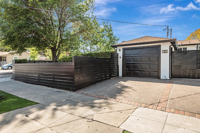 718 Whipple Ave, Redwood City, CA 94063 - garage with concrete driveway and a gate