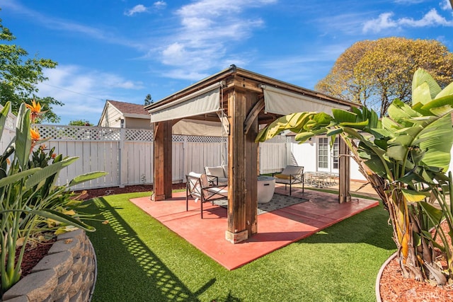 718 Whipple Ave, Redwood City, CA 94063 - view of yard with a patio and a gazebo