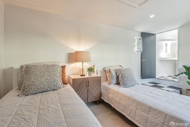 718 Whipple Ave, Redwood City, CA 94063 - bedroom featuring wood finished floors and recessed lighting