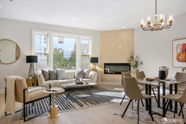 2219 Bryant St, San Francisco, CA 94110 - dining space featuring light hardwood / wood-style floors and a large fireplace