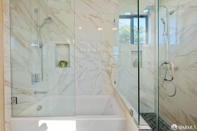 2219 Bryant St, San Francisco, CA 94110 - bathroom with shower with separate bathtub
