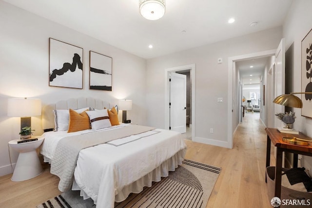 2219 Bryant St, San Francisco, CA 94110 - bedroom featuring light hardwood / wood-style flooring