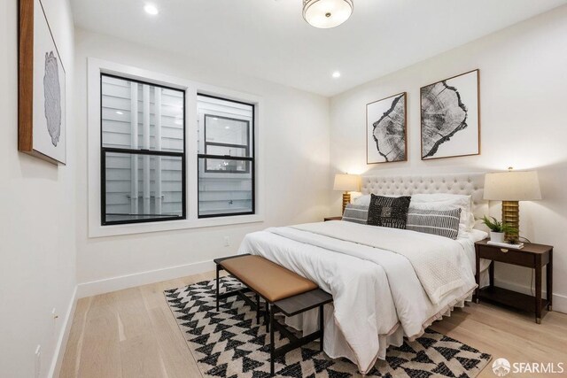 2219 Bryant St, San Francisco, CA 94110 - bedroom with light hardwood / wood-style floors