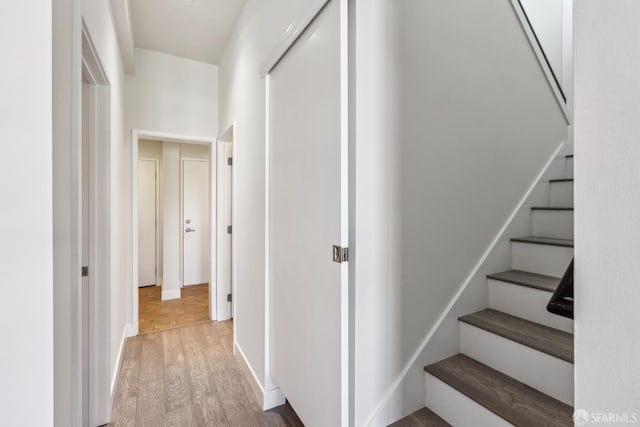 608 Missouri St Unit A, San Francisco, CA 94107 - stairway featuring wood finished floors