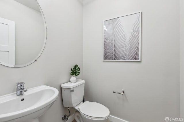 608 Missouri St Unit A, San Francisco, CA 94107 - bathroom featuring a sink, toilet, and baseboards