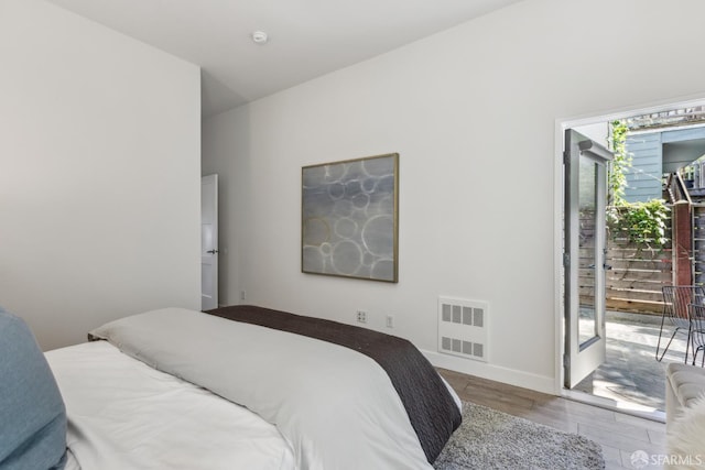 608 Missouri St Unit A, San Francisco, CA 94107 - bedroom featuring wood finished floors, access to outside, and baseboards