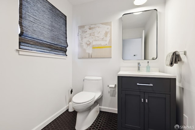 2464 Alida St, Oakland, CA 95602 - half bathroom featuring vanity and baseboards