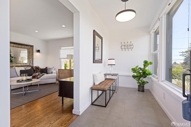 2464 Alida St, Oakland, CA 95602 - hallway with healthy amount of natural light and recessed lighting
