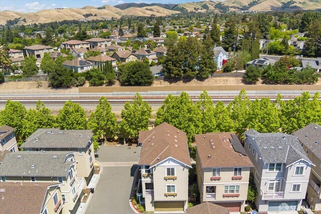 41008 Asilomar Ter, Fremont, CA 94538 - aerial perspective of suburban area with a mountain backdrop