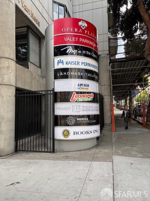 601 Van Ness Ave Unit 1102, San Francisco, CA 94102 - exterior view of a gate