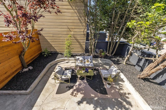 57 Niagara Ave, San Francisco, CA 94112 - view of patio with an outdoor hangout area