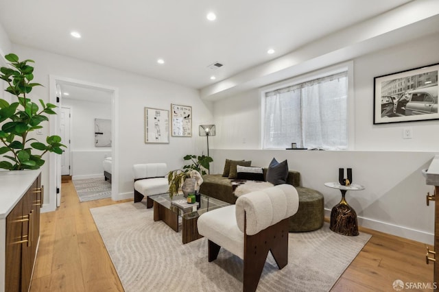 57 Niagara Ave, San Francisco, CA 94112 - living area featuring recessed lighting and light wood-type flooring