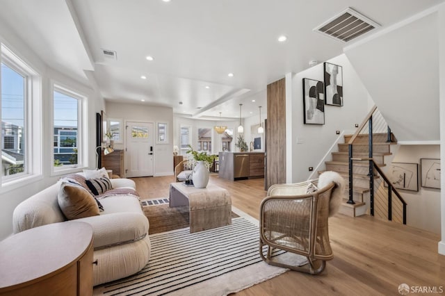 57 Niagara Ave, San Francisco, CA 94112 - living room with light wood finished floors and recessed lighting