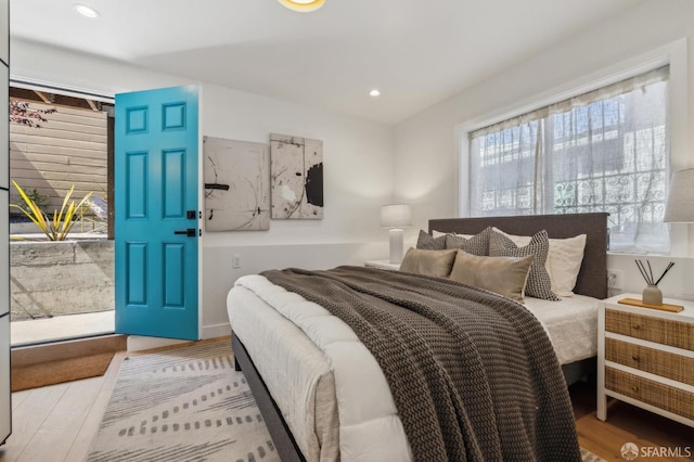 57 Niagara Ave, San Francisco, CA 94112 - bedroom with wood finished floors and recessed lighting