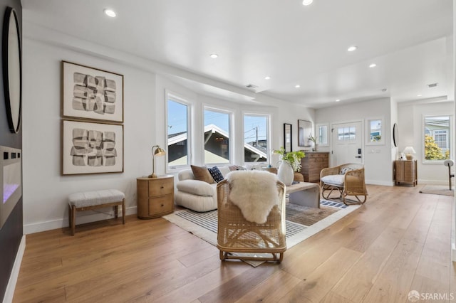 57 Niagara Ave, San Francisco, CA 94112 - living room with recessed lighting and light wood-style flooring