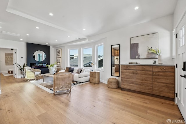 57 Niagara Ave, San Francisco, CA 94112 - living area with light wood-style floors and recessed lighting