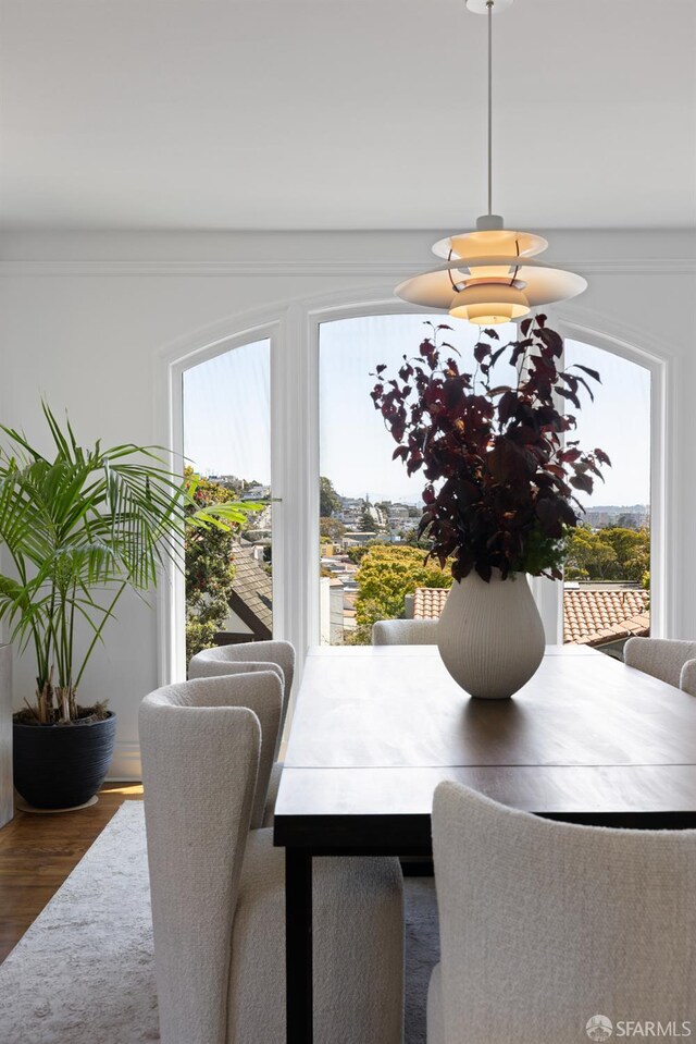 130 Cerritos Ave, San Francisco, CA 94127 - dining space featuring wood finished floors